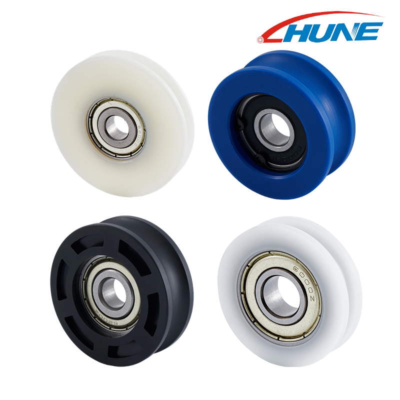 U Groove Roata de scripete 6100zz 6200zz Ghid de rulment pentru rulouri alunecătoare pentru alunecare